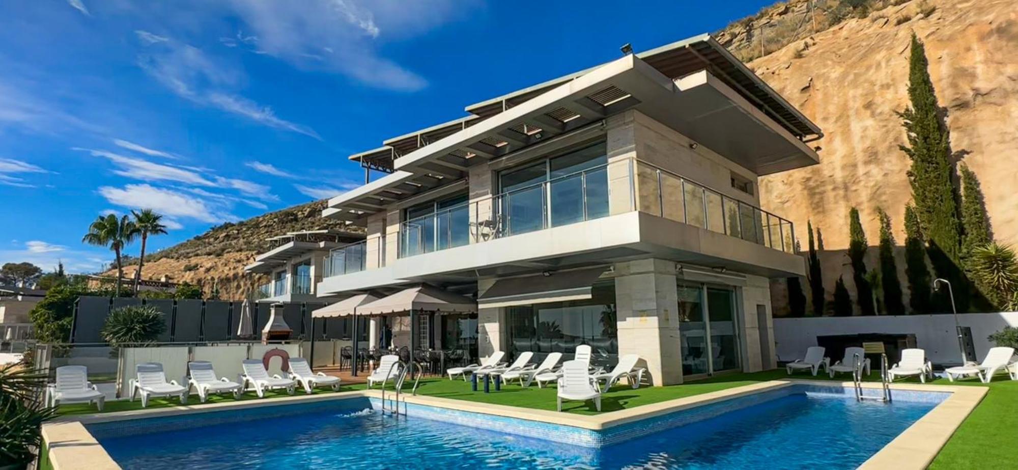 Вилла Altos Golf Bahia Benidorm Финестрат Экстерьер фото